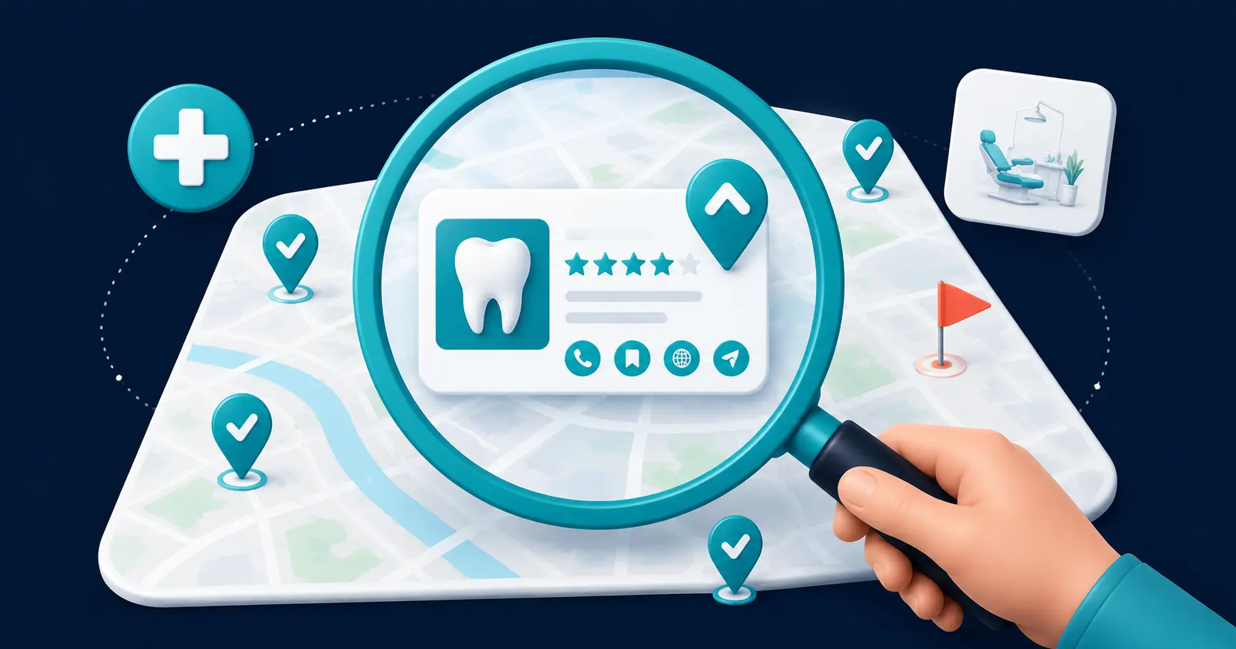 Annotated review of a Pretoria dental practice Google Business Profile